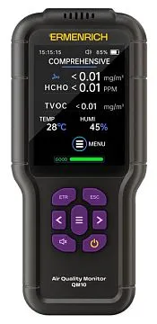 Монитор качества воздуха Ermenrich QM10, изображение 1