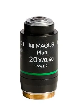 Объектив MAGUS 20PL60V Plan 20х/0,40 ∞/1,2 H60 мм, изображение 1
