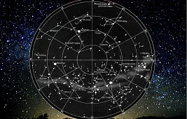 Карта звездного неба Южного полушария