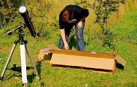 Видео как собрать телескоп
