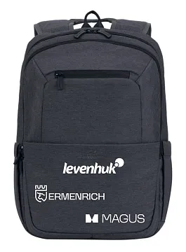 Фирменный рюкзак Levenhuk для ноутбука 15–16", черный, изображение 1