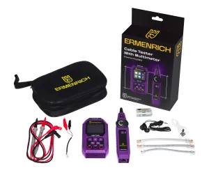 Кабельный тестер с мультиметром Ermenrich Ping SM75, изображение 2