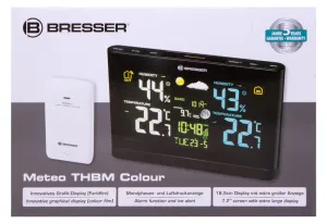 Метеостанция Bresser с цветным дисплеем, черная, изображение 10