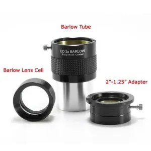 Линза Барлоу GSO 2x ED, 2", изображение 3