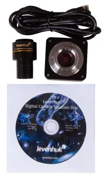 Микроскоп цифровой Levenhuk MED D10T, тринокулярный, изображение 12