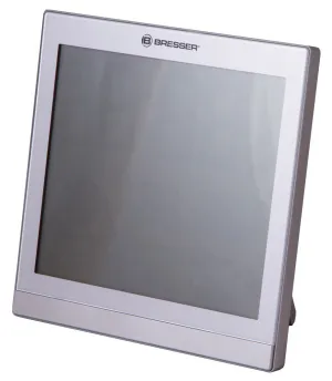 Метеостанция (настенные часы) Bresser TemeoTrend JC LCD с радиоуправлением, серебристая, изображение 4