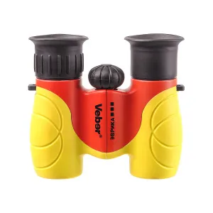 Бинокль детский Veber «Эврика» 6x21, желто-красный, изображение 2