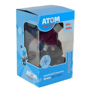Микроскоп Микромед «Атом» 40–640x, аметист, изображение 6