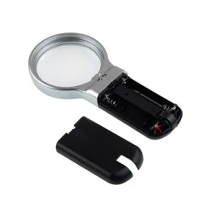 Лупа на ручке Veber 3х, 65 мм, с подсветкой (7006), изображение 4