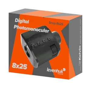 Фотомонокуляр цифровой Levenhuk Kelvin Snap 8x25, изображение 3