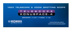 Телескоп Konus Konuspace-4 50/600 AZ, настольный, изображение 13
