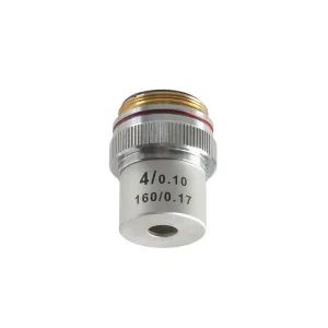 Объектив 4х/0,1 160/0,17 для микроскопов Микромед-1/2, изображение 2