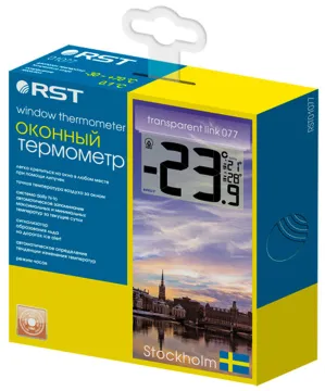 Термометр цифровой RST 01077, оконный, изображение 4