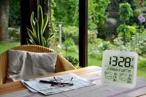 Часы настенные Bresser MyTime Meteotime LCD, изображение 2