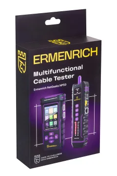 Многофункциональный кабельный тестер Ermenrich NetGeeks NP50, изображение 13