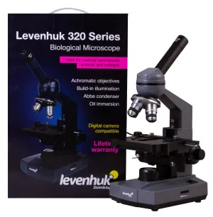 Микроскоп Levenhuk 320 PLUS, монокулярный, изображение 16