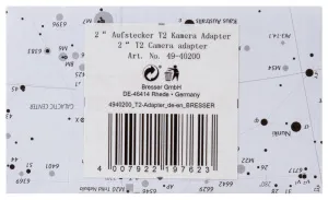 Адаптер для телескопа Bresser 1,25/2" с T2-резьбой, изображение 8
